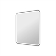 Elegant Kitchen and Bath 42 Round Led Front and Backlit Wall Mirror in Black