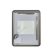 Elegant Kitchen and Bath 42 Round Led Front and Backlit Wall Mirror in Black