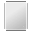 Elegant Kitchen and Bath 42 Round Led Front and Backlit Wall Mirror in Black
