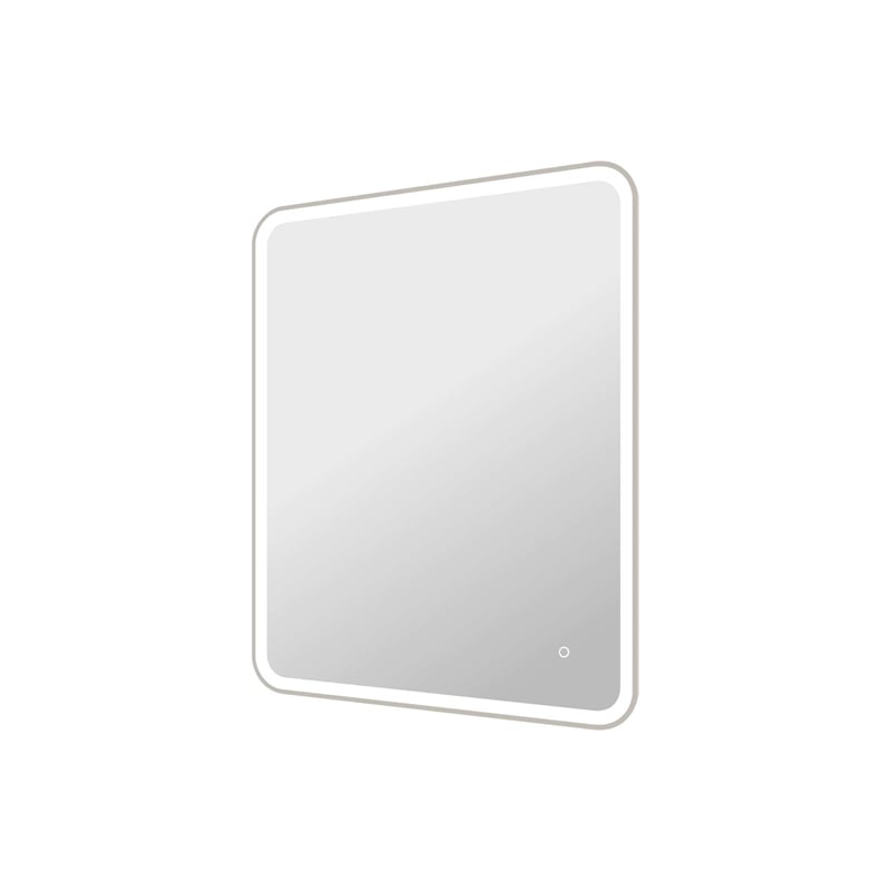 Elegant Kitchen and Bath 42 Round Led Front and Backlit Wall Mirror in Silver