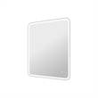 Elegant Kitchen and Bath 42 Round Led Front and Backlit Wall Mirror in Silver