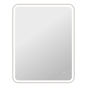 Elegant Kitchen and Bath 42 Round Led Front and Backlit Wall Mirror in Silver