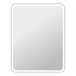 Elegant Kitchen and Bath 42 Round Led Front and Backlit Wall Mirror in Silver