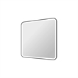 Elegant Kitchen and Bath 36 Round Led Front and Backlit Wall Mirror in Black
