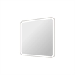 Elegant Kitchen and Bath 36 Round Led Front and Backlit Wall Mirror in Silver