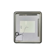 Elegant Kitchen and Bath 42 Round Led Front and Backlit Wall Mirror in Black