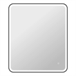 Elegant Kitchen and Bath 42 Round Led Front and Backlit Wall Mirror in Black