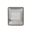 Elegant Kitchen and Bath 42 Round Led Front & Backlit Wall Mirror in Satin Gold