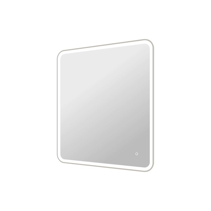 Elegant Kitchen and Bath 42 Round Led Front and Backlit Wall Mirror in Silver