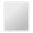 Elegant Kitchen and Bath 42 Round Led Front and Backlit Wall Mirror in Silver