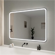 Elegant Kitchen and Bath 48 Round Led Front and Backlit Wall Mirror in Black