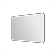 Elegant Kitchen and Bath 48 Round Led Front and Backlit Wall Mirror in Black