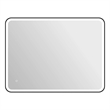 Elegant Kitchen and Bath 48 Round Led Front and Backlit Wall Mirror in Black