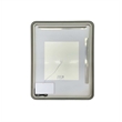 Elegant Kitchen and Bath 48 Round Led Front and Backlit Wall Mirror in Silver
