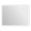 Elegant Kitchen and Bath 48 Round Led Front and Backlit Wall Mirror in Silver