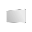 Elegant Kitchen and Bath 60 Round Led Front and Backlit Wall Mirror in Black