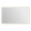 Elegant Kitchen and Bath 60 Round Led Front & Backlit Wall Mirror in Satin Gold