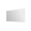 Elegant Kitchen and Bath 60 Round Led Front and Backlit Wall Mirror in Silver
