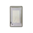Elegant Kitchen and Bath 60 Round Led Front and Backlit Wall Mirror in Silver