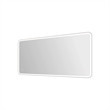Elegant Kitchen and Bath 72 Round Led Front and Backlit Wall Mirror in Silver