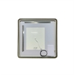 Elegant Kitchen and Bath 42 Round Led Front & Backlit Wall Mirror in Satin Gold