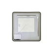 Elegant Kitchen and Bath 42 Round Led Front and Backlit Wall Mirror in Silver