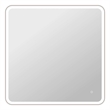 Elegant Kitchen and Bath 42 Round Led Front and Backlit Wall Mirror in Silver