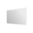Elegant Kitchen and Bath 60 Round Led Front and Backlit Wall Mirror in Silver