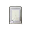 Elegant Kitchen and Bath 60 Round Led Front and Backlit Wall Mirror in Silver