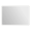 Elegant Kitchen and Bath 60 Round Led Front and Backlit Wall Mirror in Silver