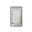 Elegant Kitchen and Bath 72 Round Led Front and Backlit Wall Mirror in Silver
