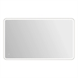 Elegant Kitchen and Bath 72 Round Led Front and Backlit Wall Mirror in Silver