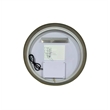 Elegant Kitchen and Bath 24 Round Led Front & Backlit Wall Mirror in Satin Gold