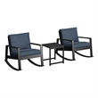 3-Piece Aluminum Outdoor Rocking Bistro - 38