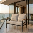 Heavy-Duty Outdoor Loveseat - All-Weather 47.2