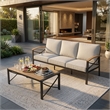 2 Pieces Outdoor Patio Set - All-Weather 69.3