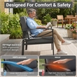 2 Pieces Outdoor Patio Set - All-Weather 69.3
