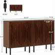 Set of 2 Dark Brown 59