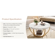 Modern Round Coffee Table/31.7