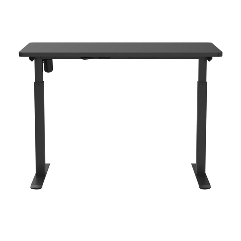 Electric Height Adjustable Desk Home Office Particle Board Desk - Black