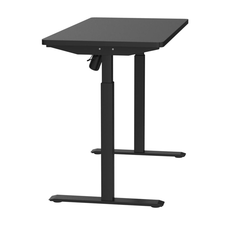 Electric Height Adjustable Desk Home Office Particle Board Desk - Black