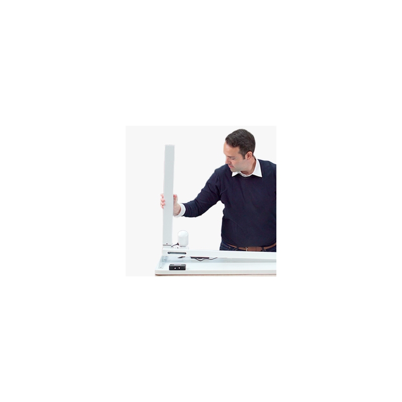 Electric Height Adjustable Desk Home Office Particle Board Desk - Black