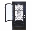 KaMic Polyurethane Swing Exterior Door with Right-Hand in Espresso