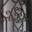 KaMic Polyurethane Swing Exterior Door with Right-Hand in Espresso