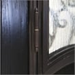KaMic Polyurethane Swing Exterior Door with Right-Hand in Espresso