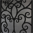 KaMic Polyurethane Swing Door with Right-Hand Single Inward in Dark Walnut