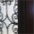 KaMic Polyurethane Swing Door with Right-Hand Single Inward in Dark Walnut