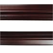 KaMic Polyurethane Swing Door with Right-Hand Single Inward in Dark Walnut
