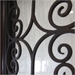 KaMic Polyurethane Swing Door with Right-Hand Single Inward in Dark Walnut