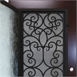 KaMic Polyurethane Swing Door with Right-Hand Single Inward in Dark Walnut